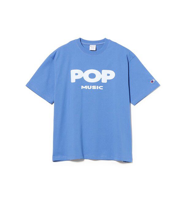 BEAMS「BEAMS｜【別注】Champion / Music T-Shirt｜サステナブル｜製品洗い加工」|Tシャツ・カットソー|