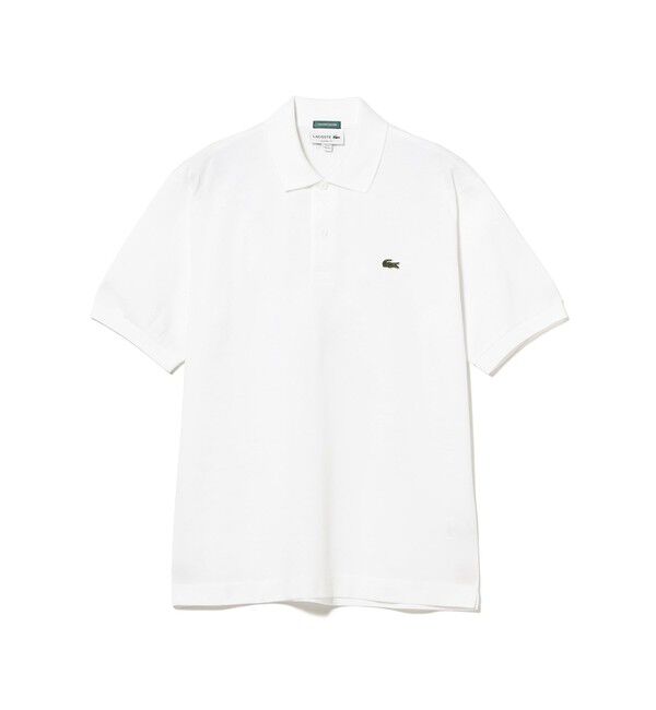 BEAMS「BEAMS｜【別注】LACOSTE / ヘビーカノコ ポロシャツ｜50周年 別注アイテム｜ヘビーカノコ素材｜水洗い可」|ポロシャツ|