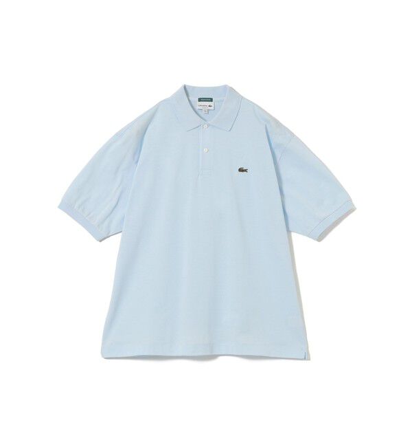 BEAMS「BEAMS｜【別注】LACOSTE / ヘビーカノコ ポロシャツ｜50周年 別注アイテム｜ヘビーカノコ素材｜水洗い可」|ポロシャツ|
