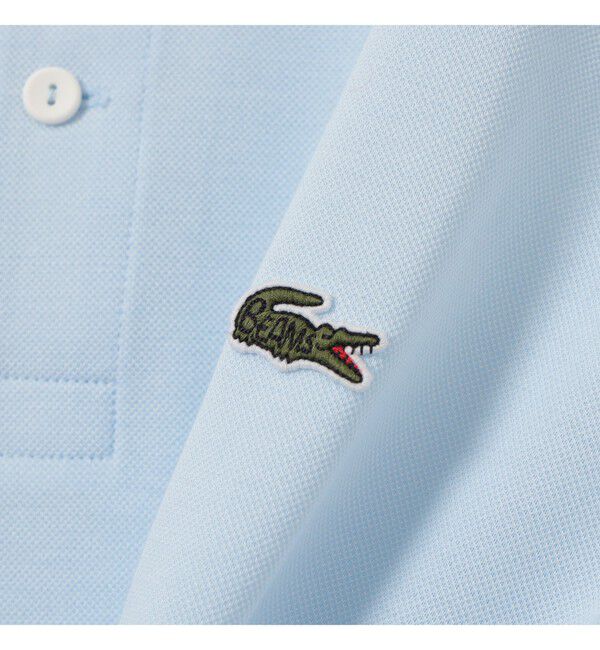 BEAMS「BEAMS｜【別注】LACOSTE / ヘビーカノコ ポロシャツ｜50周年 別注アイテム｜ヘビーカノコ素材｜水洗い可」|ポロシャツ|