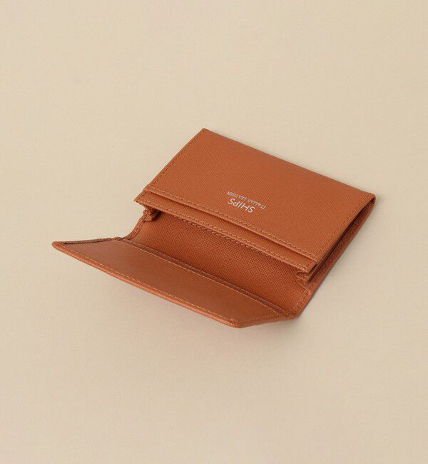 SHIPS「SHIPS:【SAFFIANO LEATHER】イタリアンレザー  カードケース （名刺入れ）」|名刺入れ・カードケース|
