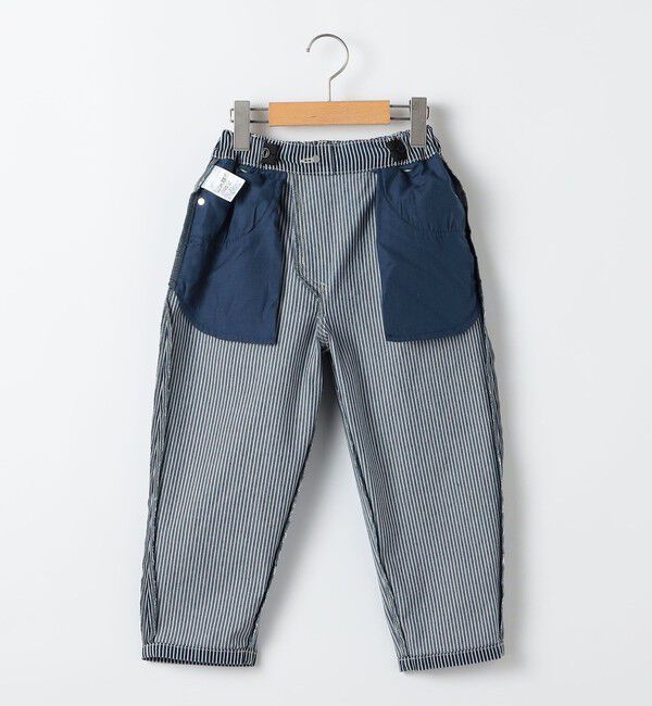 SHIPS KIDS「SHIPS KIDS:100～130cm /ヒッコリー デニム パンツ」|デニム|