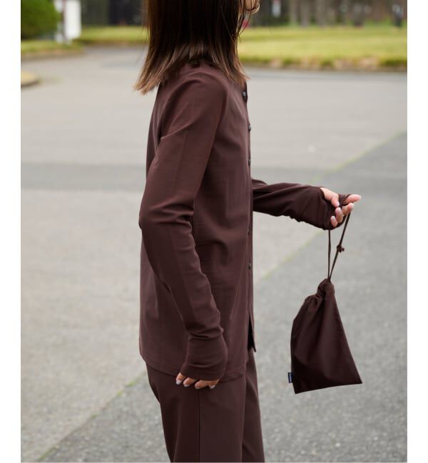 OUTDOOR PRODUCTS Usual Things「ACTIVE WEAR テレコクルーネックスナップカーディガン」|カーディガン|