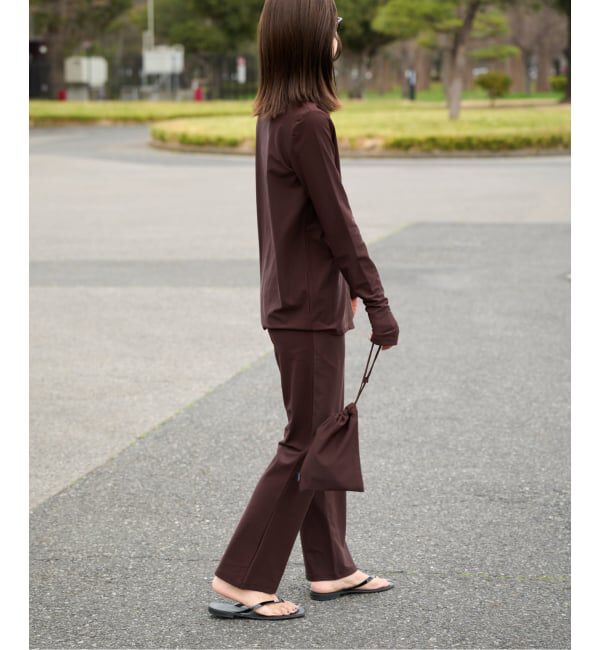 OUTDOOR PRODUCTS Usual Things「ACTIVE WEAR テレコクルーネックスナップカーディガン」|カーディガン|