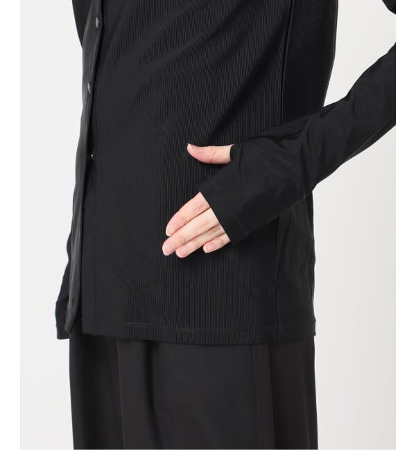 OUTDOOR PRODUCTS Usual Things「ACTIVE WEAR テレコクルーネックスナップカーディガン」|カーディガン|