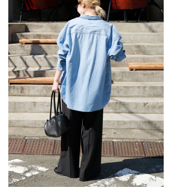 OUTDOOR PRODUCTS Usual Things「ULTシャンブレーファティーグシャツ」|シャツ・ブラウス|