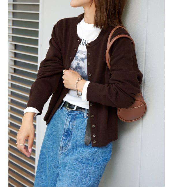 OUTDOOR PRODUCTS Usual Things「≪予約≫WOOL SIGNATURE CARDIGAN」|カーディガン|ブラウン