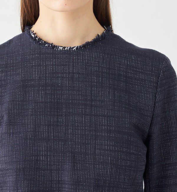 Ballsey「ロングスラブツイード マテリアルコンビワンピース」|ワンピース|