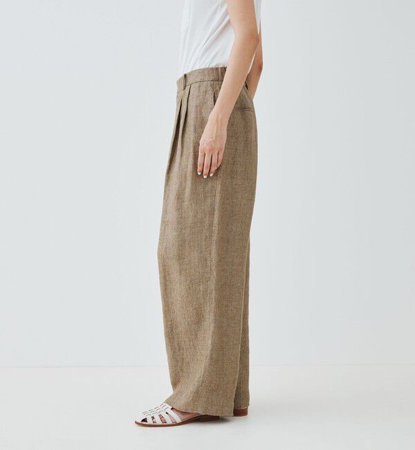 GALERIE VIE「グリッターリネン ツータックパンツ」|その他|