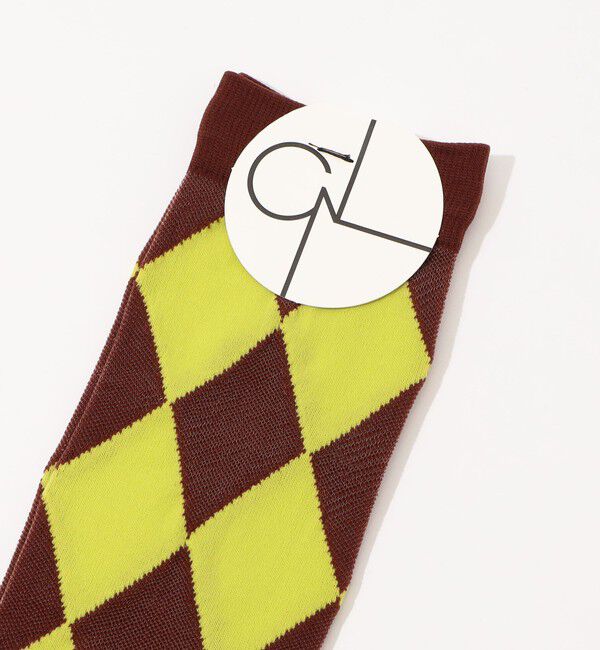 TOMORROWLAND GOODS「CONLEAD SHEER ARGYLE ソックス」|ソックス|