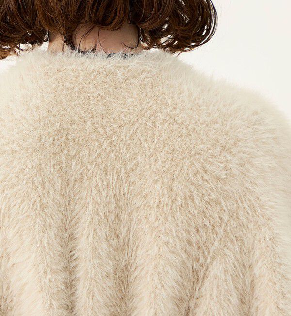 Ballsey「【WEB先行予約】フェザーヤーン ビッグポンチョ」|カーディガン|