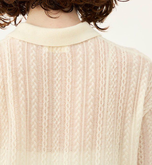 Ballsey「ミニスパンコール コンパクトポロプルオーバー」|ニット・セーター|