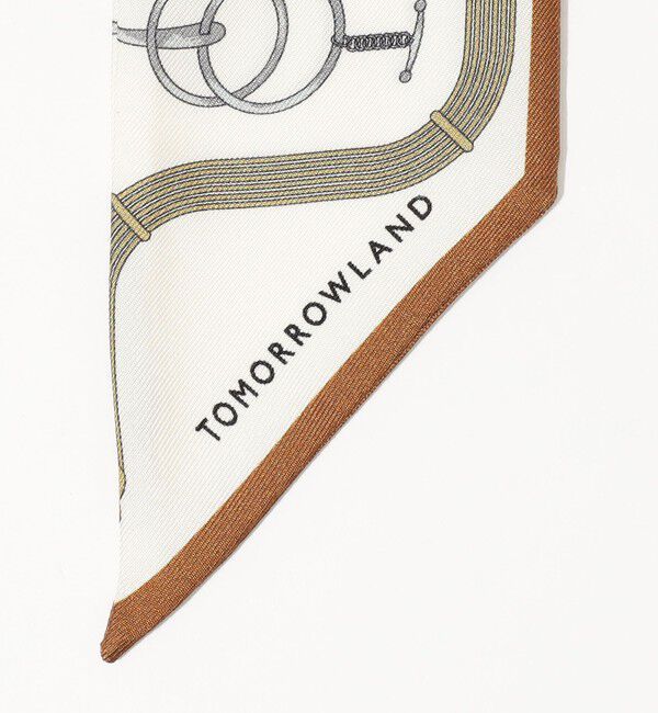 TOMORROWLAND GOODS「ATELIER TOMORROW CLASSIC シルク ツイリースカーフ」|バンダナ・スカーフ|