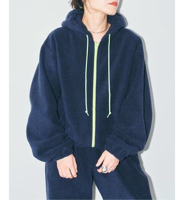  「《予約》FLEECE ZIP HOODIE：フリースパーカー」|Tシャツ・カットソー|