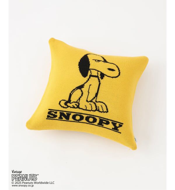 journal standard Furniture「【PEANUTS&times;SPORTS WEAR by JSF】別注 KNIT CUSHION クッションカバー」|クッション・クッションカバー|