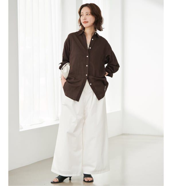SLOBE IENA「《追加3》SLOBE 3WAY スムース巾着バッグ」|その他|