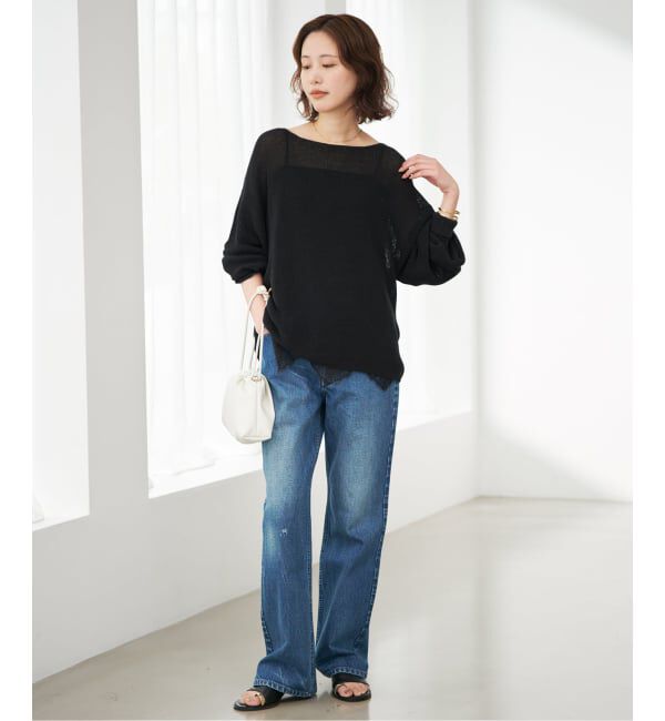 SLOBE IENA「《追加3》SLOBE 3WAY スムース巾着バッグ」|その他|