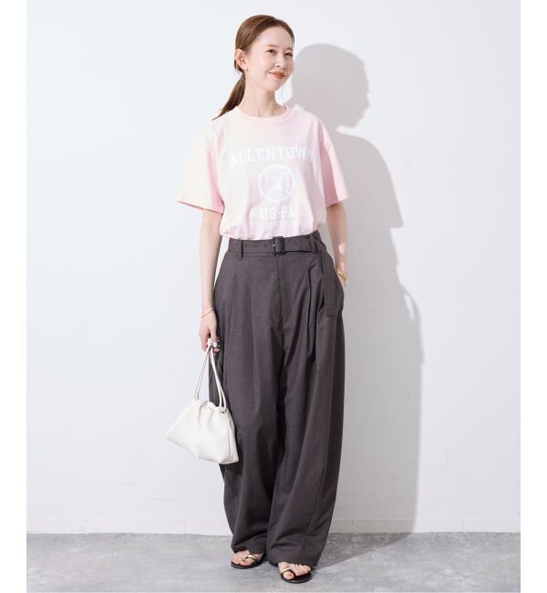 SLOBE IENA「《追加3》SLOBE 3WAY スムース巾着バッグ」|その他|