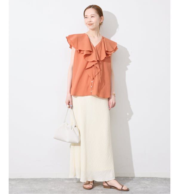 SLOBE IENA「《追加3》SLOBE 3WAY スムース巾着バッグ」|その他|