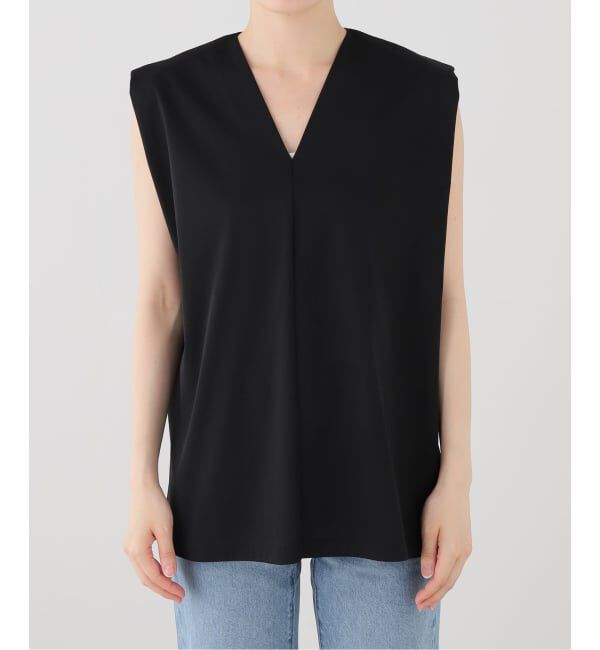 IENA「GGG/ジージージー STRUCTED SHOULDER N SLEEVE カットソー 02-01-1956」|Tシャツ・カットソー|