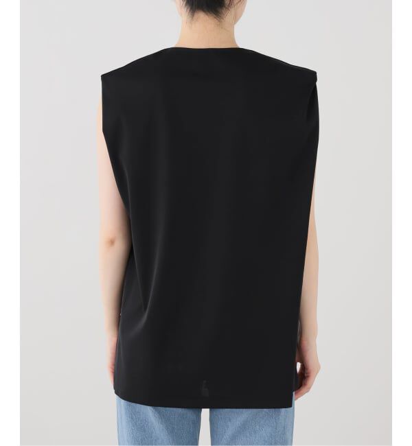 IENA「GGG/ジージージー STRUCTED SHOULDER N SLEEVE カットソー 02-01-1956」|Tシャツ・カットソー|