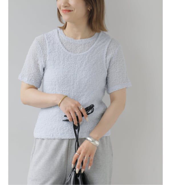 JOURNAL STANDARD relume「シアーシャーリングタンク」|タンクトップ|サックスブルー
