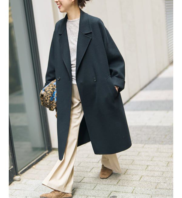Spick and Span「《予約》ビーバーダブルフェイスチェスターコート」|チェスターコート|