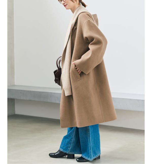 Spick and Span「《予約》ウールカシミヤフーディーストール」|ストール|