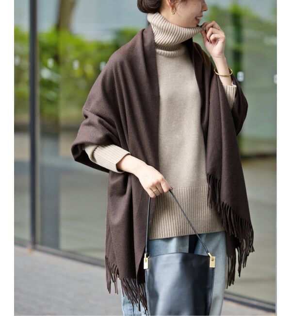 Spick and Span「《新色有り / 追加予約》Spick & Span カシミヤストール」|マフラー|ブラウン