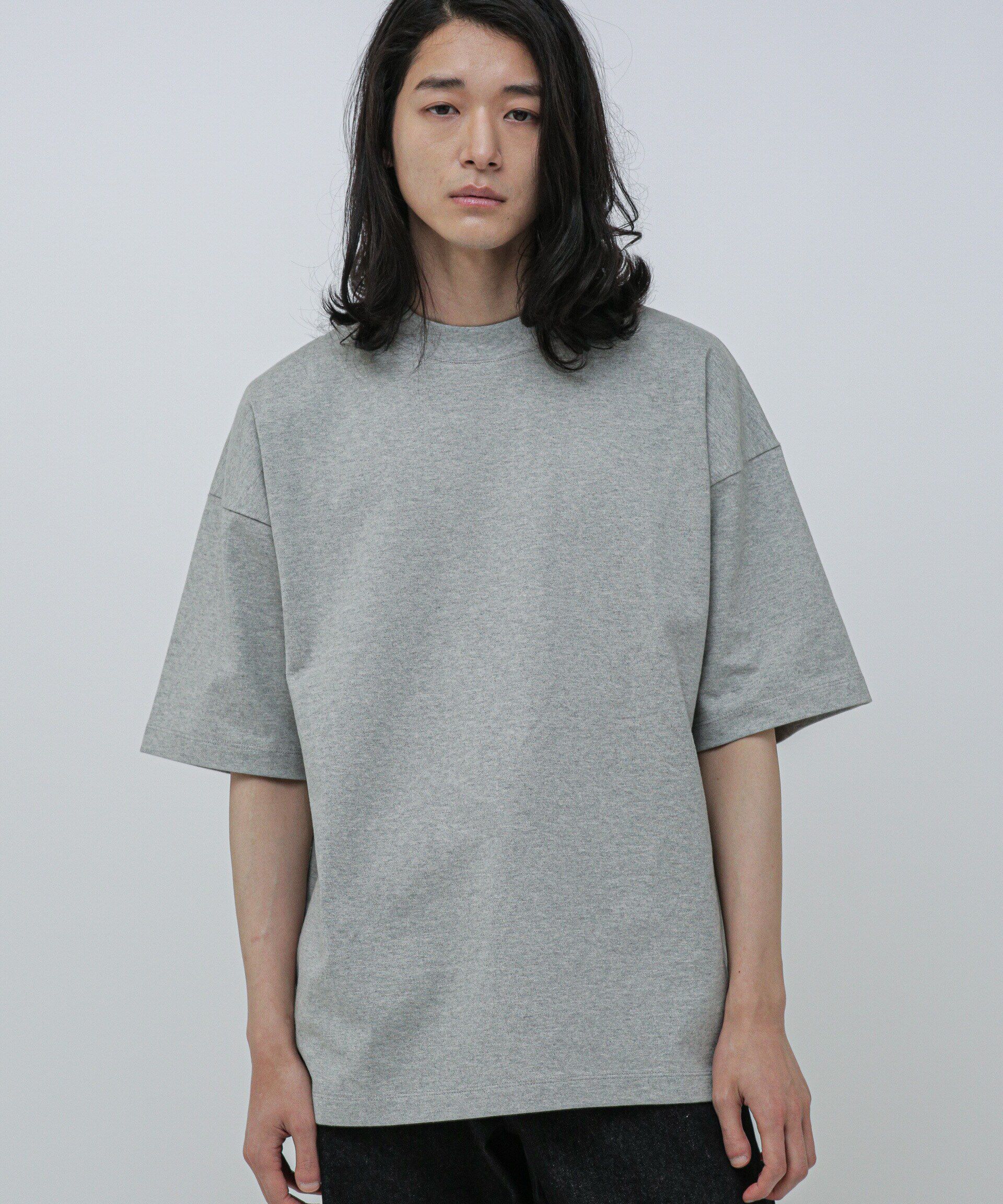 nano･universe「Anti Soaked 汗染み防止 クルービッグTシャツ」|Tシャツ・カットソー|トップグレー4