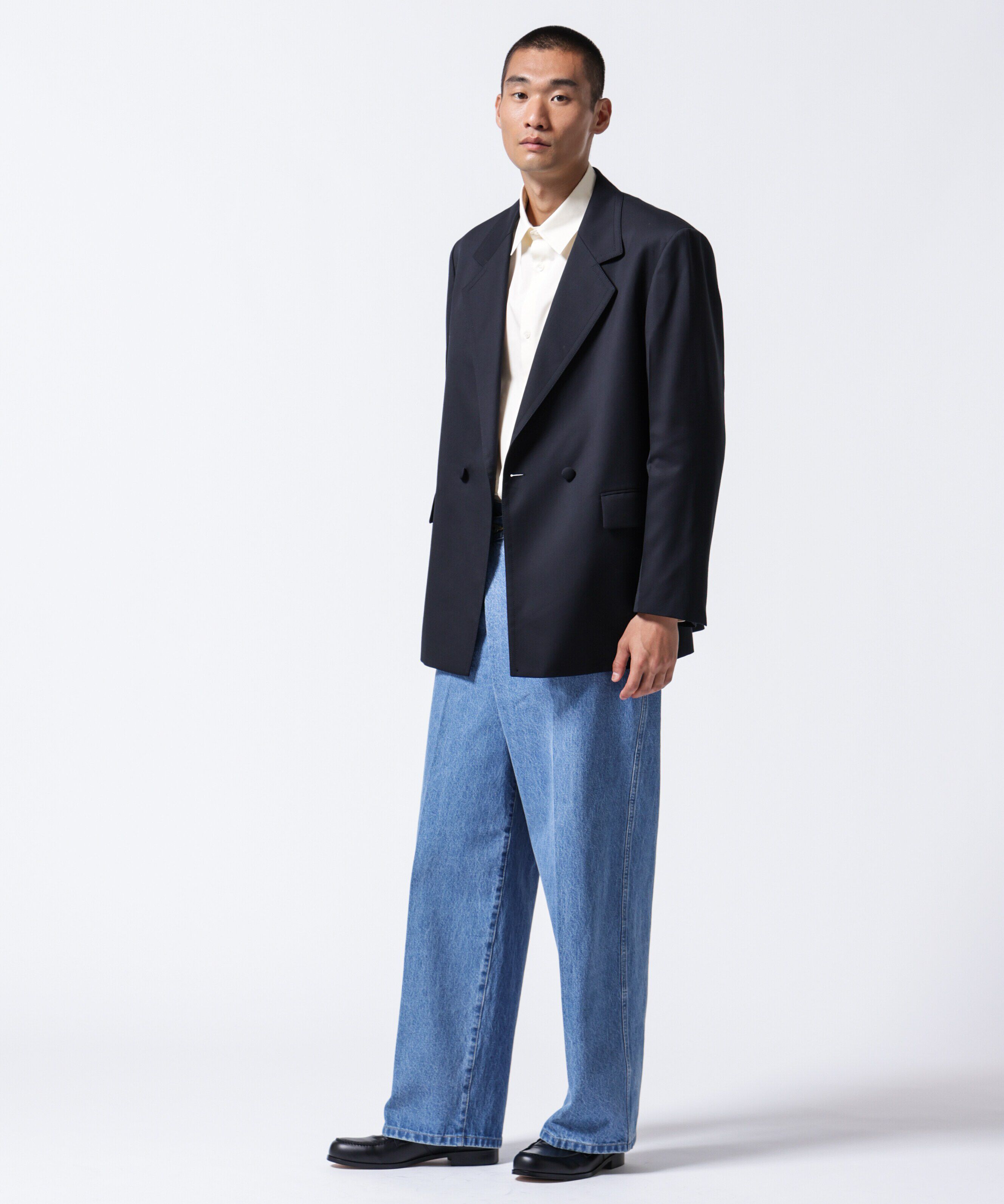 NANO universe「「ASSEMBLANC」VIST Gabardine オーバージャケット」|テーラードジャケット|