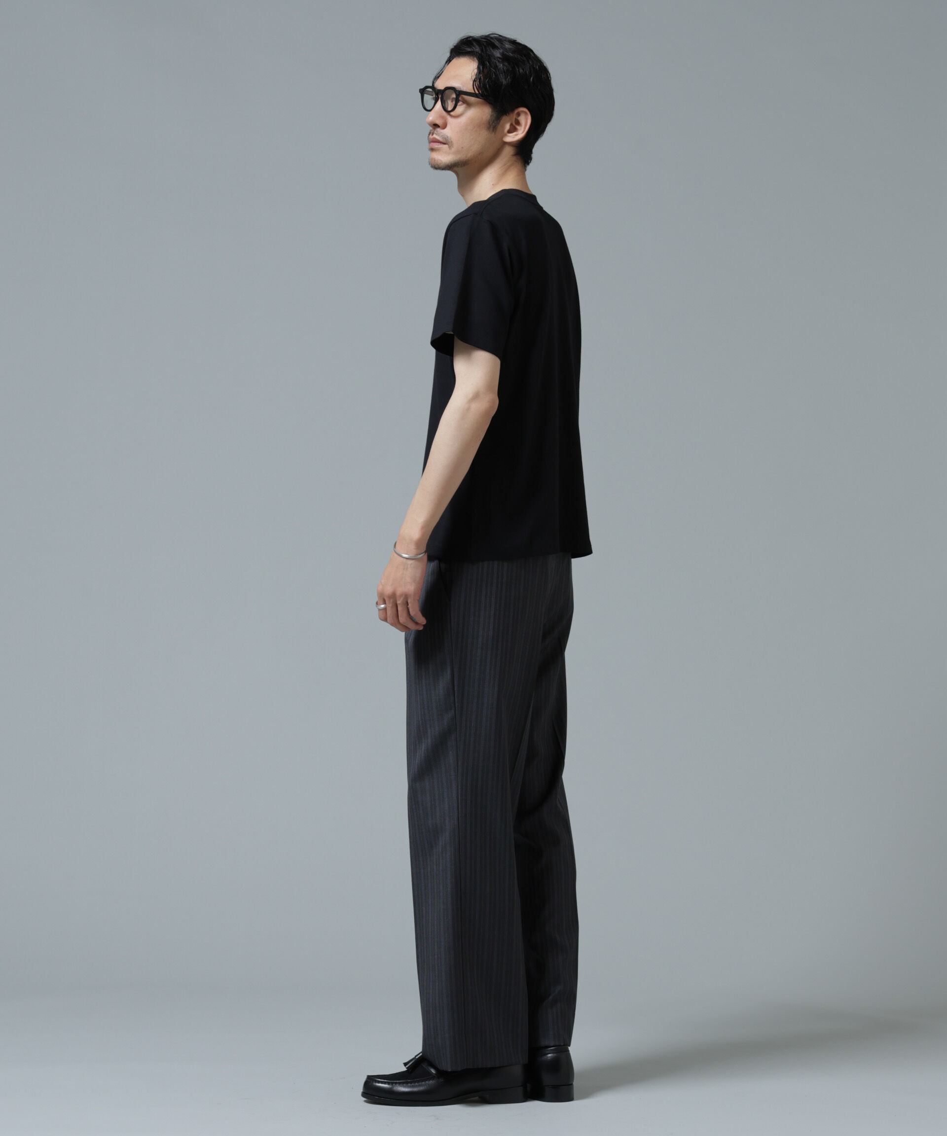 NANO universe「Anti Soaked(R) 汗染み防止 ミドルウェイト 7.1oz レギュラーシルエットTシャツ」|Tシャツ・カットソー|
