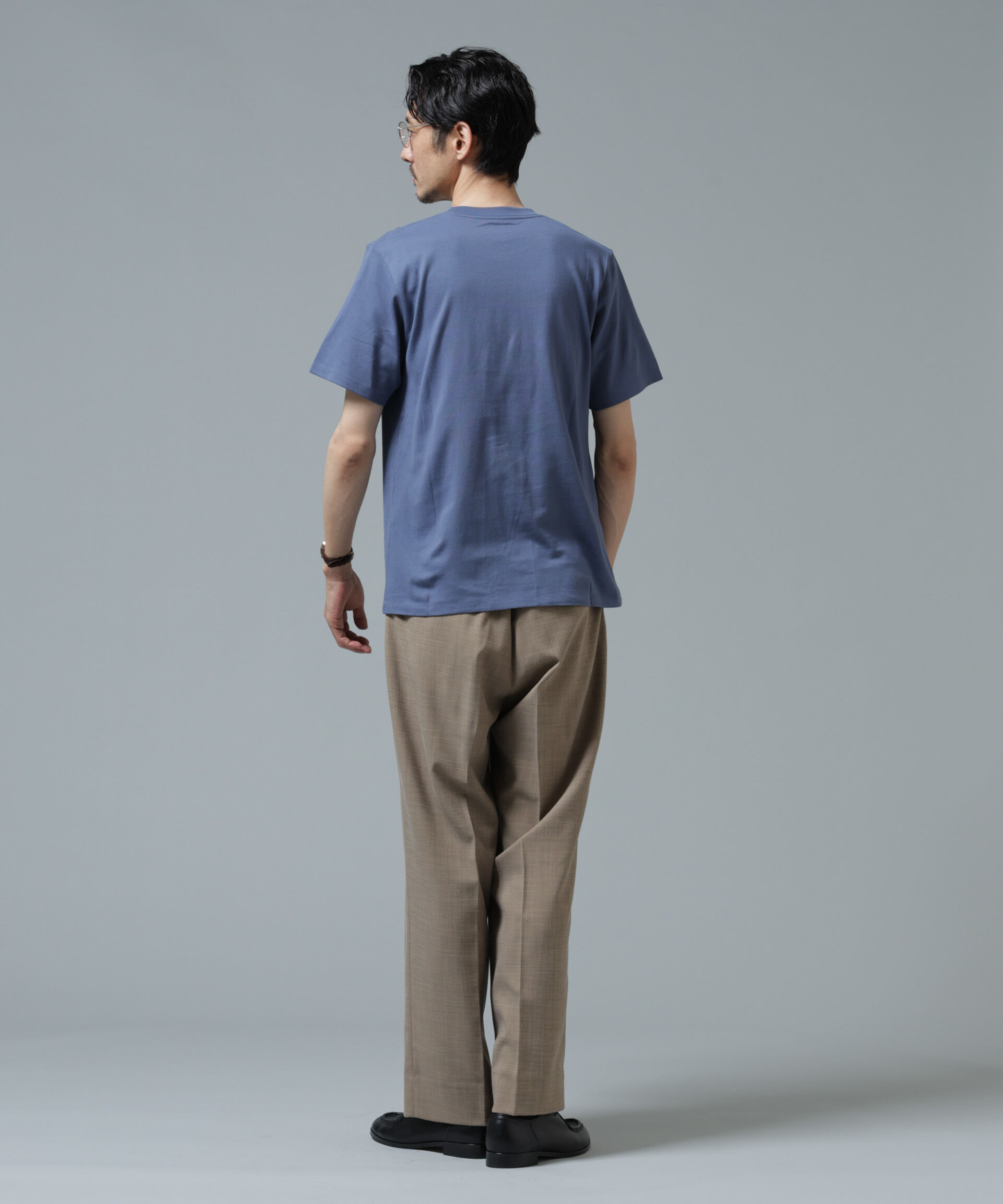 NANO universe「Anti Soaked(R) 汗染み防止 ミドルウェイト 7.1oz レギュラーシルエットTシャツ」|Tシャツ・カットソー|