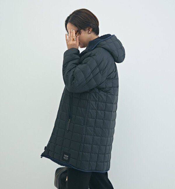 NOLLEY'S「【WEB＆一部店舗限定色アイテム】【TAION/タイオン】ボア&times;ダウンフードロング(リバーシブル)」|ダウン|