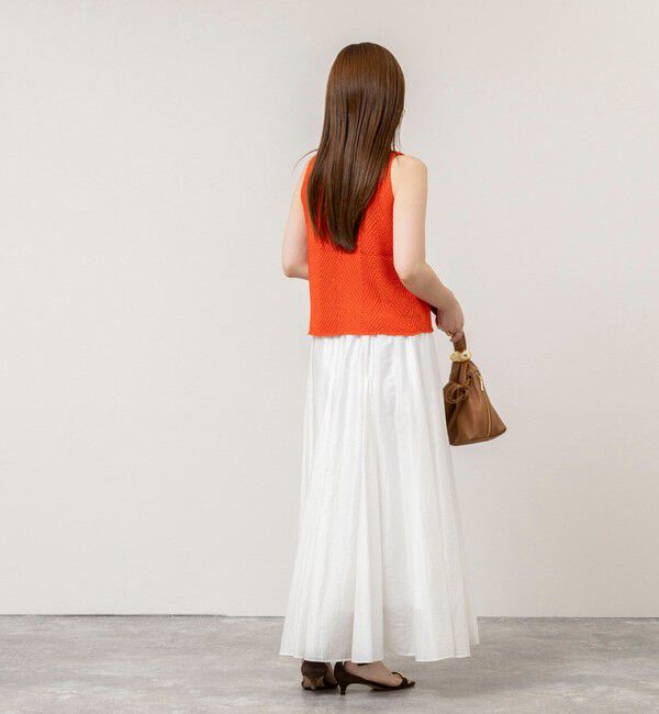 NOLLEY'S sophi「《セットアップ対応》【WALANCE/ワランス】paper knit sleeveless top」|ニット・セーター|