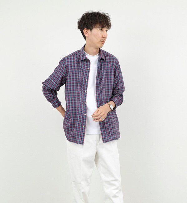 NOLLEY'S goodman「ダブルガーゼ レギュラーカラーオーバーシャツ 26AW」|シャツ・ブラウス|