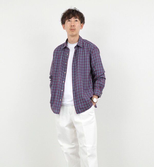 NOLLEY'S goodman「ダブルガーゼ レギュラーカラーオーバーシャツ 26AW」|シャツ・ブラウス|