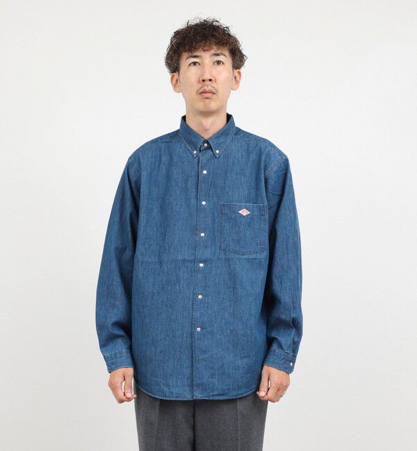 NOLLEY'S goodman「【DANTON/ダントン】DOT BUTTON B.D. SHIRT（DT-B0293 DUG）」|シャツ・ブラウス|