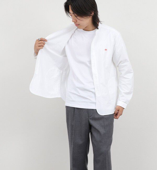 NOLLEY'S goodman「【DANTON/ダントン】SOX BAND COLLAR SHIRT（DT-B0280）」|シャツ・ブラウス|