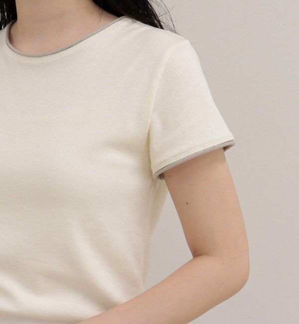 fredy emue「リンガー配色Tシャツ」|Tシャツ・カットソー|