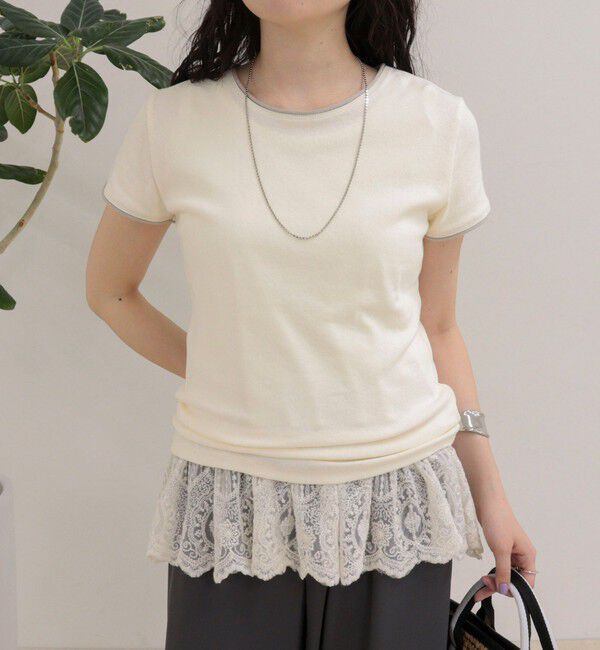 fredy emue「リンガー配色Tシャツ」|Tシャツ・カットソー|