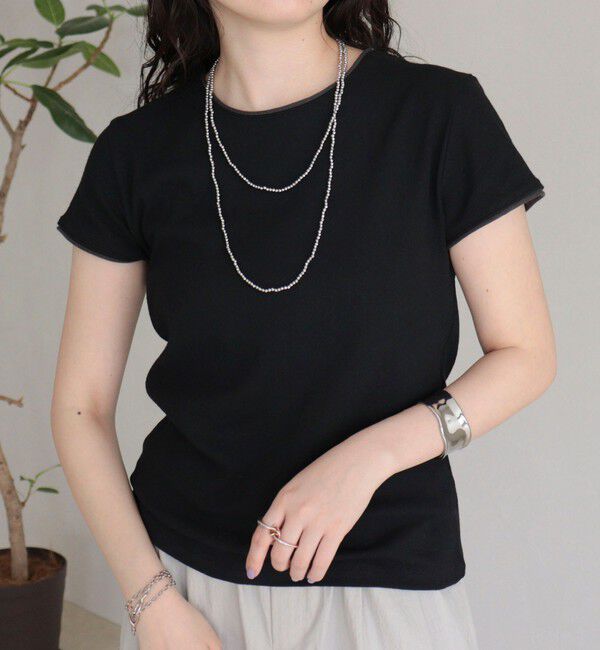 fredy emue「リンガー配色Tシャツ」|Tシャツ・カットソー|