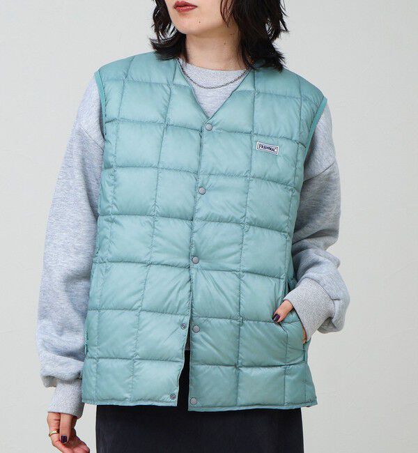 GLOSTER「【TAION/タイオン】FREDYMAC別注 Vネックインナーダウンベスト」|ダウンベスト・ベスト|