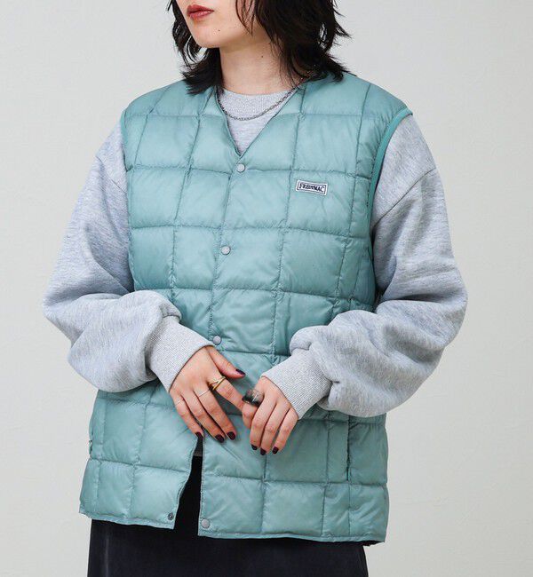 GLOSTER「【TAION/タイオン】FREDYMAC別注 Vネックインナーダウンベスト」|ダウンベスト・ベスト|