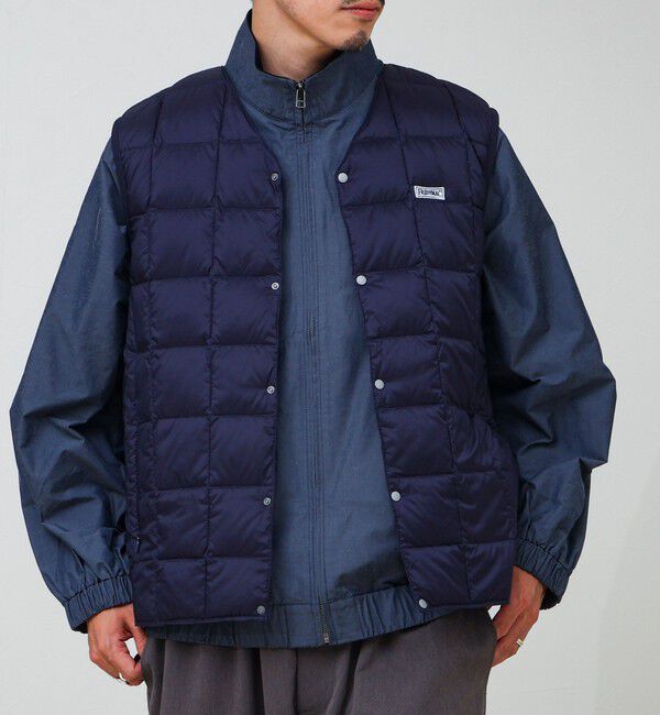 GLOSTER「【TAION/タイオン】FREDYMAC別注 Vネックインナーダウンベスト」|ダウンベスト・ベスト|