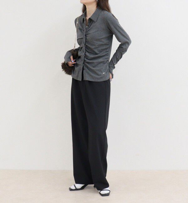 fredy emue「TRタックストレートパンツ」|チノ|