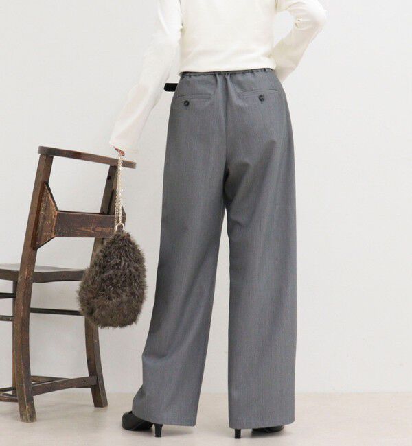 fredy emue「TRタックストレートパンツ」|チノ|