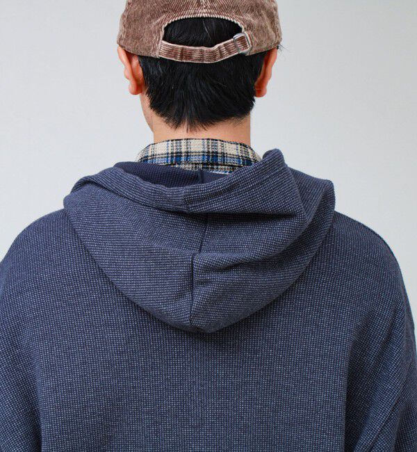 GLOSTER「【GEVACO/ゲバコ】ジップアップワッフルフーディー」|パーカー|