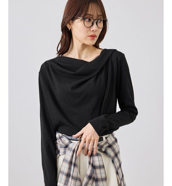 Rope&rsquo;Picnic「ラメドレープカットソー」|Tシャツ・カットソー|