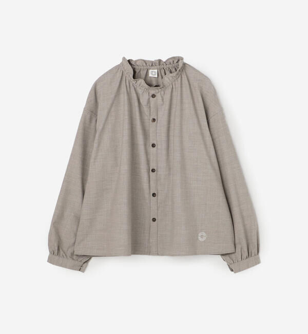 ORCIVAL「ORCIVAL | ストレッチブロード ギャザーシャツ WOMEN」|シャツ・ブラウス|